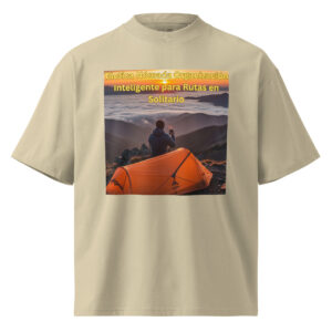 Camiseta oversize orgánica de cuello alto unisex