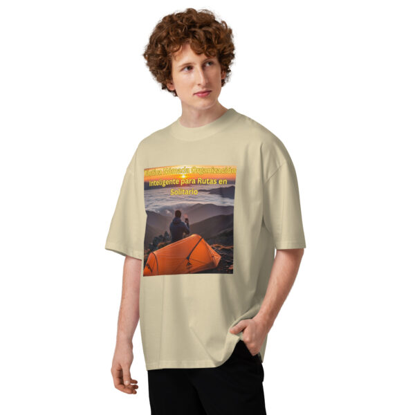 Camiseta oversize orgánica de cuello alto unisex