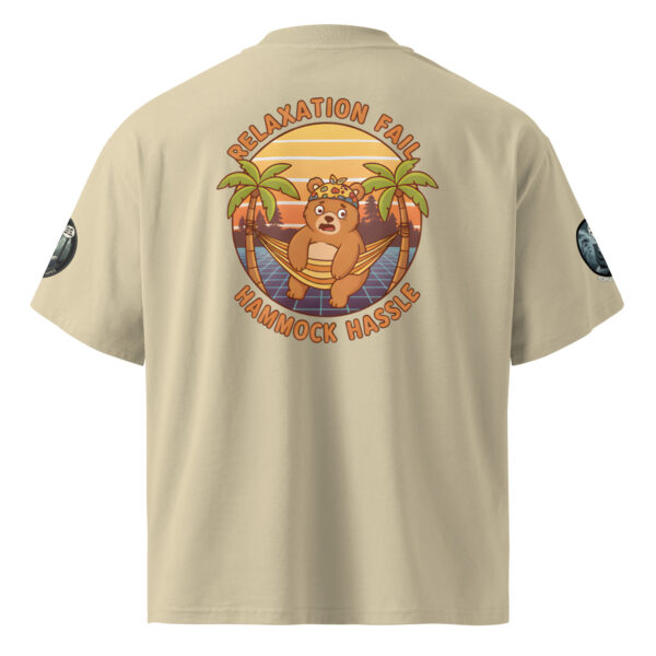 Camiseta oversize orgánica de cuello alto unisex