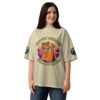 Camiseta oversize orgánica de cuello alto unisex