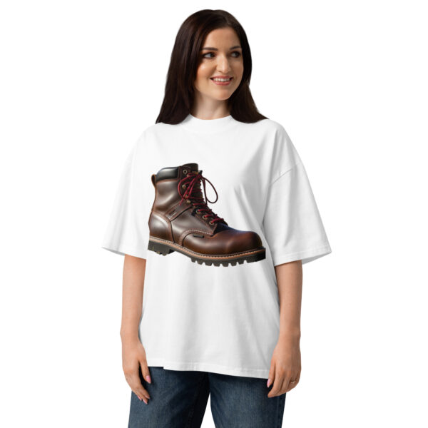 Camiseta oversize orgánica de cuello alto unisex