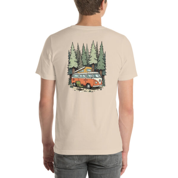 Camiseta de manga corta unisex solo camping