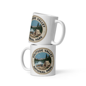 Taza blanca brillante