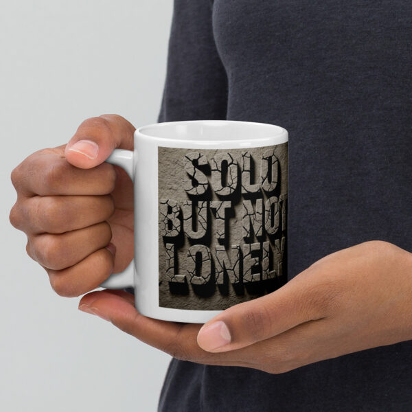 Taza blanca brillante